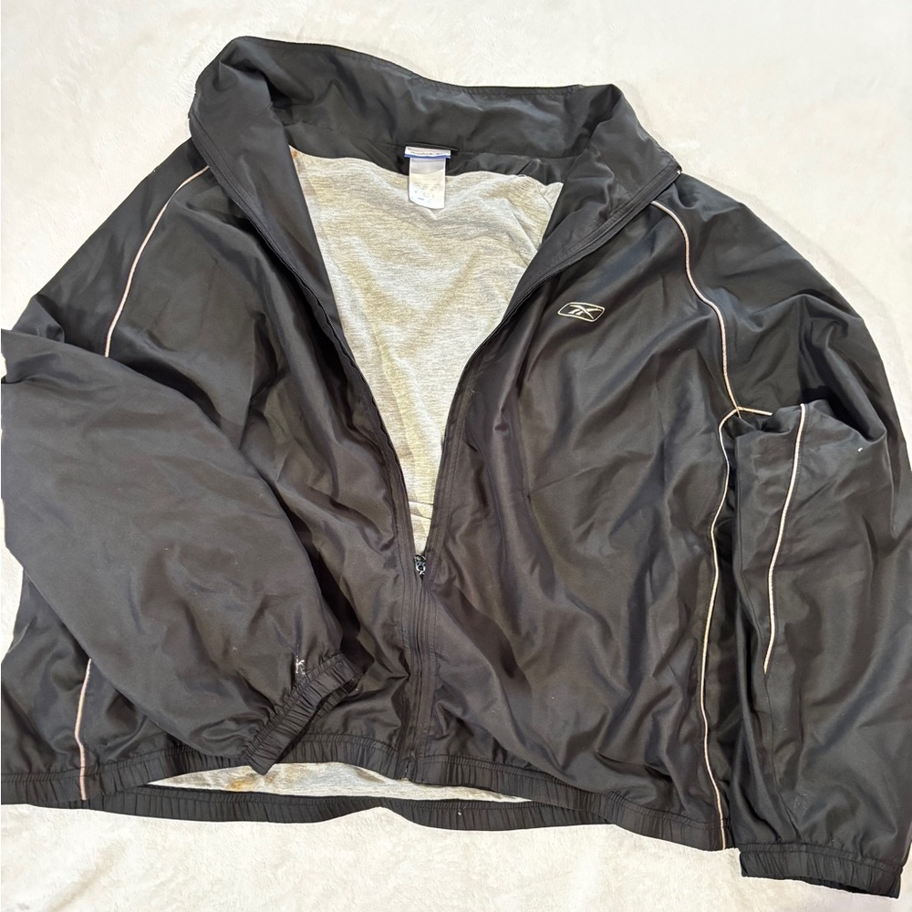 Reebok Gray and Black Jacket